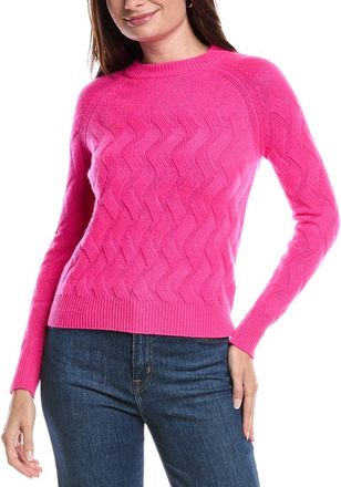 Forté Cashmere Wandering Cable Cashmere Sweater