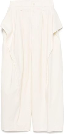 Issey Miyake Personality Trousers - Womens - Rayon/Paper/Polyester