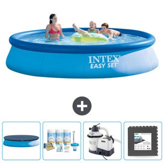 Intex Piscina Easy Set Redonda - 396x84 Cm - 7-piezas Scb61