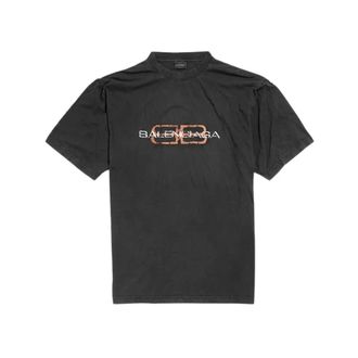 Balenciaga Heren, Tops, Zwart, Maat: 2XL