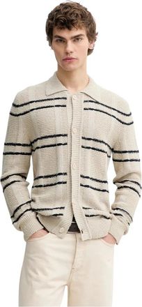 Marc O'Polo C&aacute;rdigan con cuello de camisa - Knitwear - Hombre - Beige - S