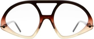 Kuboraum P31 Frame - unisex - Brillen - Bruin - 59 MM - Accessoires
