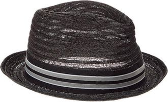 Bruno Magli Packable Open Weave Triby Straw Hat