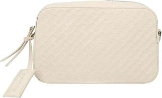 John Richmond Tassen, Dames, Wit, ONE Size, Leer, Cameratas met ritssluiting