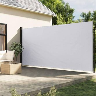 Berkfield Home Retractable Side Awning White 220x300 cm