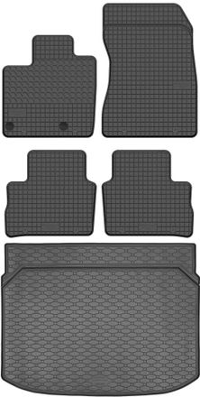 OEM Juego De Alfombrillas De Goma Para Coche Y Alfombrilla Para Maletero Para Nissan Qashqai Iii J12 Crossover (modelo 2021)