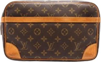 Louis Vuitton Pre-owned Clutches, male, Brown, Size: ONE SIZE Pre-owned Clutch bag
