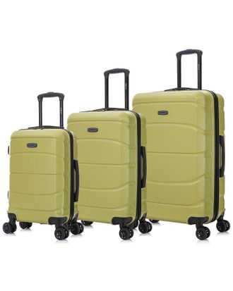 Dukap Sense Lightweight Hardside Spinner 3pc Luggage Set