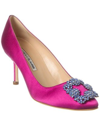Manolo Blahnik Hangisi 70 Satin Pump