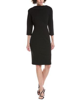 Adrianna Papell Crepe Midi Dress