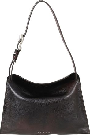 Orciani Moro Trinity S Calf Leather Shoulder Bag