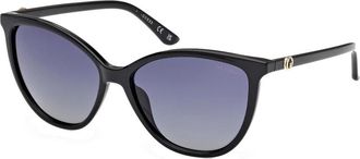 Guess Cat Eye Zonnebril - Dames - Zonnebrillen - Zwart - 58 MM - Accessoires