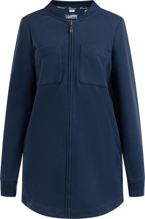 Dreimaster Dreimaster Lang sweatvest takelage Dames donker marine