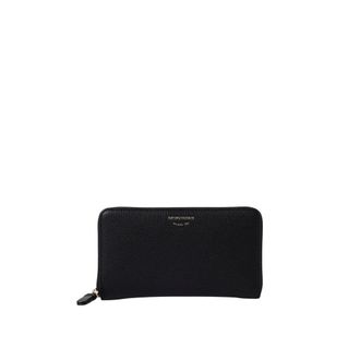 Emporio Armani Embossed-logo Wallet - female - Emporio Armani - Wallets & Cardholders - Black - ONE SIZE - Accessories