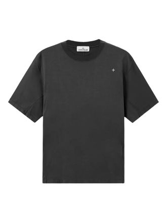 Stone Island crew-neck T-shirt - men - Cotton - L - Grey