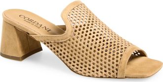 Cordani Inez Slide Sandal in Camel Suede at Nordstrom, Size 5.5Us