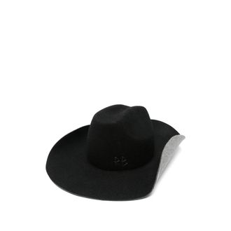 Ruslan Baginskiy Logo-embroidered Felt Hat
