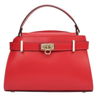 Estro & Luminara Handbags, female, Red, Size: ONE SIZE Satchel Bag