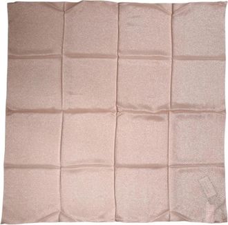 Dolce & Gabbana Silk Blend Square Foulard Sjaal - Heren - Zijden sjaals - Roze - ONE Size - Accessoires