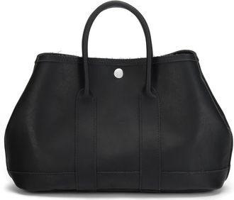 Ezra Arthur Audrey American Steer Leather Top Handle Bag in Black at Nordstrom
