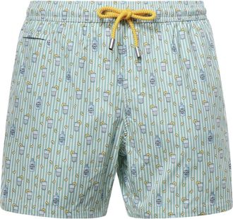MC2 Saint Barth Lighting Zwemshort - Heren - Badkleding - Groen - Maat: 4XL Zijde