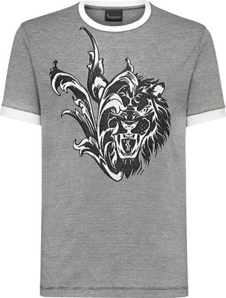 Billionaire Boys Club T-Shirt Girocollo Manica Corta Leone - - Tops - Uomo - Grigio - S