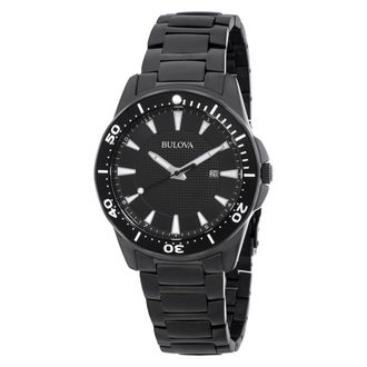 Bulova Sport Black Dial Mens Watch 98B463
