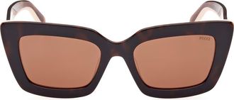 Emilio Pucci 54mm Square Sunglasses in Blonde Havana /Brown at Nordstrom Rack