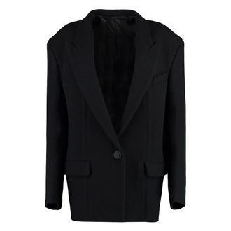 The Attico Dames, Jassen, Zwart, Maat: 2XS Wol