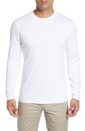 Robert Barakett Georgia Long Sleeve T-Shirt in White at Nordstrom, Size Xxx-Large