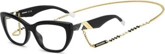 Missoni Glasses, female, Black, 54 MM, MIS 0224/G 807 Optical Frame