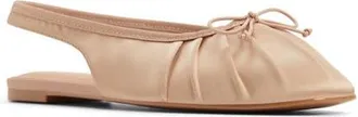 Aldo Arlet Slingback Ballerina Flat in Beige at Nordstrom, Size 7.5