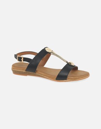 Lunar Womens Renoir Womens Sandals - Black - Size: 7