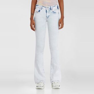 Diesel Bootcut Jeans Low Waist 1969 D-Ebbey, Colored, Zip fly