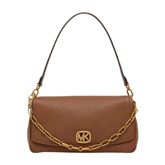 Michael Kors Borsa a spalla convertibile Bryant grande in pelle testurizzata - - Bags - Donna - Marrone - ONE SIZE