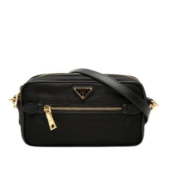 Prada Pre-owned Cross Body Bags, female, Black, Size: ONE SIZE Pre-owned Vintage Shoulder Bag