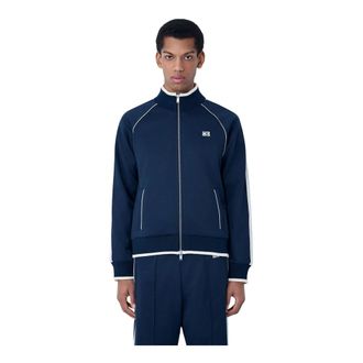 Wales Bonner Training Jackets, male, Blue, Size: M Motion Track Jacket