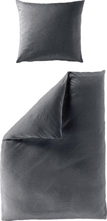 BIERBAUM Bettwäsche »4135« 2 Stk. tlg. Jersey-Melange, 100 % Baumwolle, bügelfrei