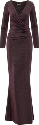 La Petite Robe Di Chiara Boni Abito lungo a portafoglio - Viola