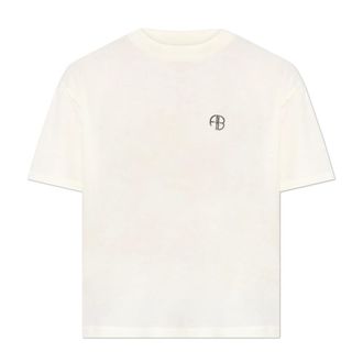 Anine Bing T-Shirts, female, Beige, Size: S Wagner T-Shirt
