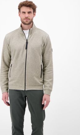 Lerros Sweatjacke LERROS Basic Sweatjacke FOR EVERY DAY, Herren, Gr. 3XL, sanftes wei&szlig;, 90% Baumwolle, 10% Polyester, Sweatjacken Sweatjacke