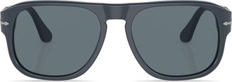 Persol round-frame sunglasses - unisex - Acetate - 57 - Blue