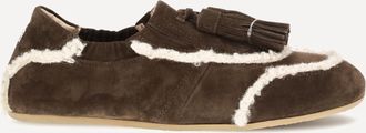Fratelli Rossetti Mocassini slip on in suede con nappa Woman 37