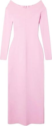 Stella McCartney Abito corto con spalle scoperte - Rosa
