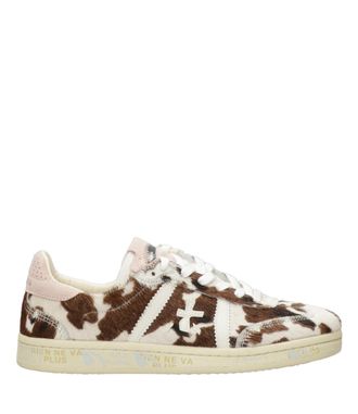 Premiata Sneakers Bruin+Wit