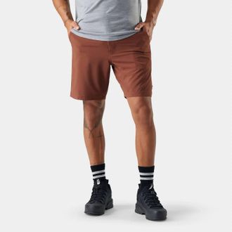 Smartwool Woven Waistband Short In Sable Brown
