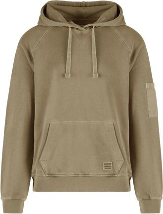 Bomboogie Lichtgewicht sweatshirt met capuchon - Heren - Sweatshirts & Hoodies - Beige - Maat: 2XL