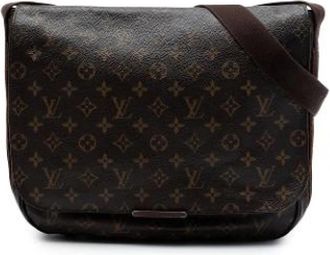 Louis Vuitton Pre-owned Monogram Beaubourg MM - Dames - Vintage Schoudertas - Bruin - ONE Size - Vintage
