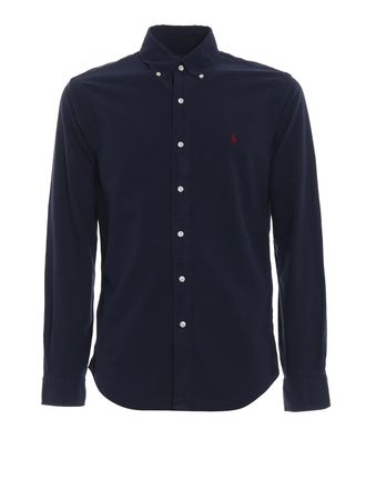 Ralph Lauren Slim fit blue cotton button-down shirt