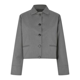 Sams&oslash;e & Sams&oslash;e Light Jackets, female, Gray, Size: XS Sakelly Blazer